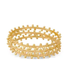 Браслет-бэнгл с бисером