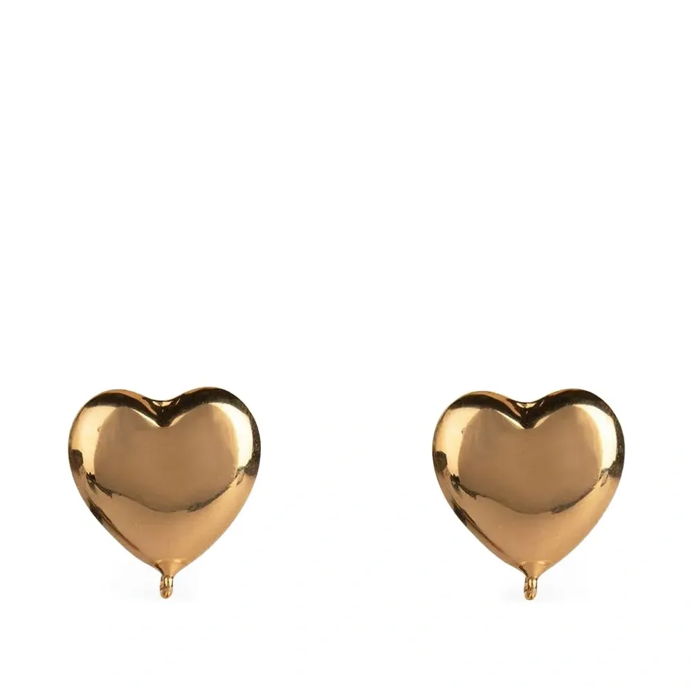 Серьги-подвески в форме сердца