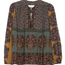 Блузка с цветочным принтом