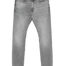 Джинсы с логотипной бляшкой