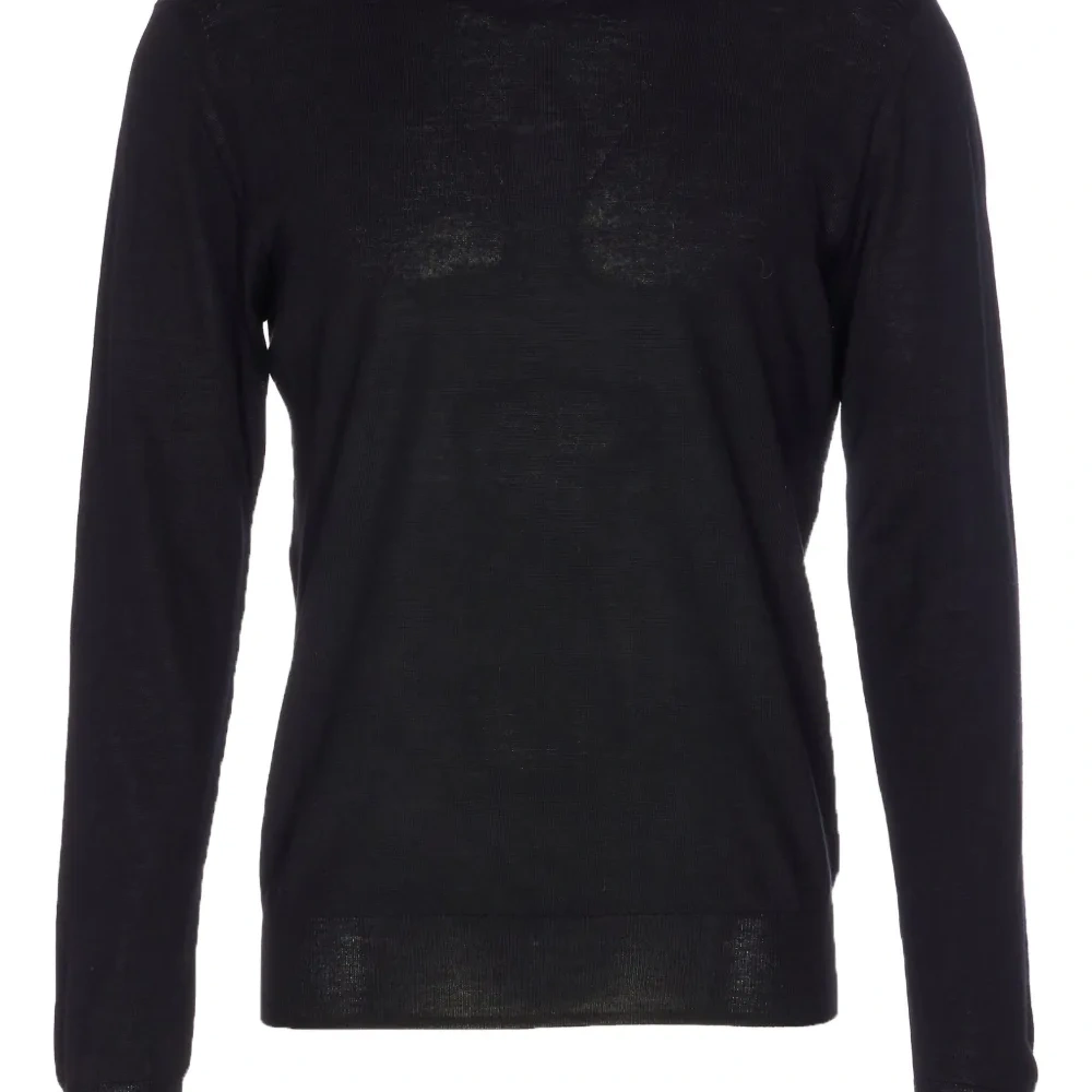 Джемпер с длинными рукавами и круглым вырезом