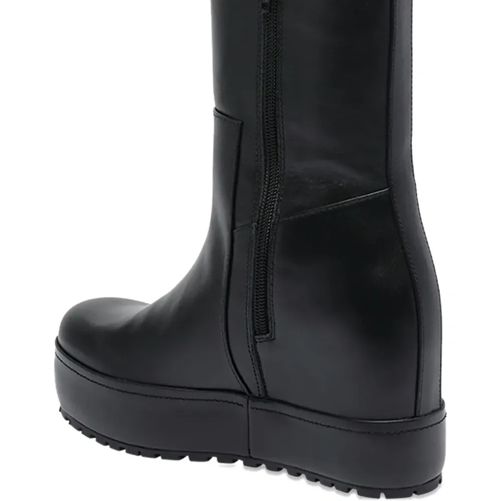 Ботинки на платформе с танкеткой