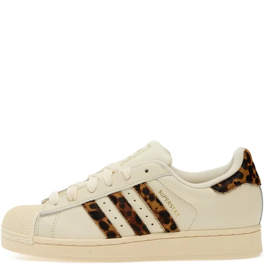 Кроссовки Superstar с леопардовым принтом