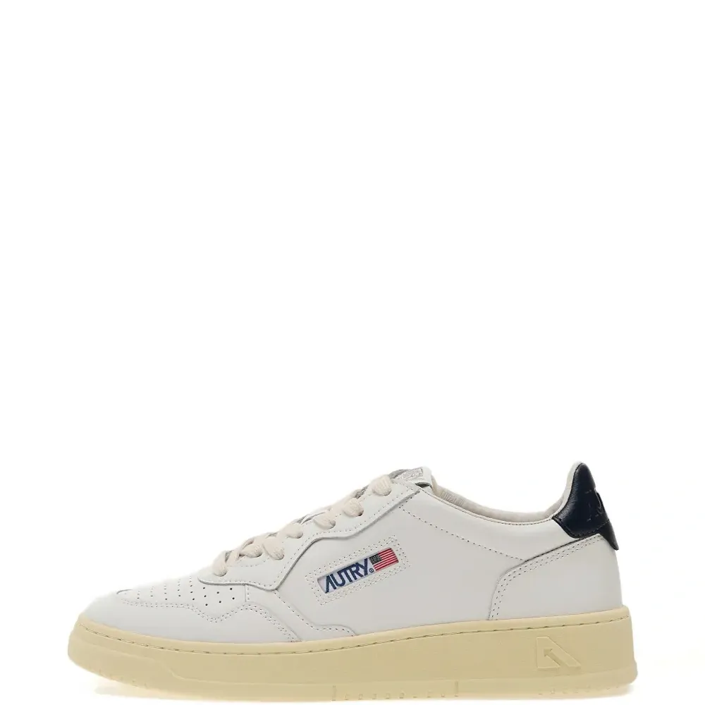 Кожаные кеды Medalist с перфорацией