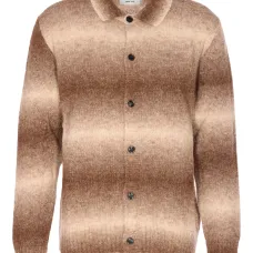 Кардиган в полоску омбре