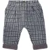 Клетчатые брюки с эластичным поясом