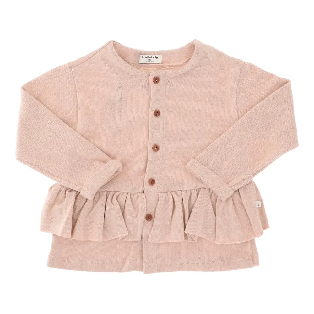 Кардиган с оборками