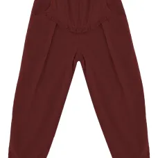 Вельветовые брюки с оборками