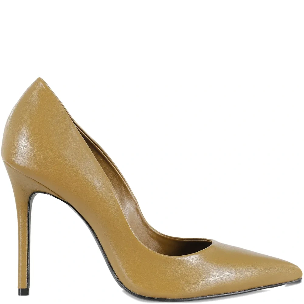 Туфли-лодочки с заострённым носком на каблуке 105 мм