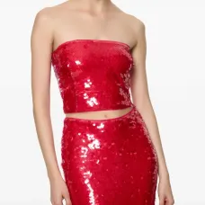 Топ Mermaid с пайетками