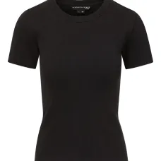 Трикотажная футболка с круглым вырезом