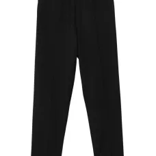 Прямые брюки с эластичным поясом