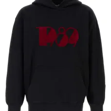 Худи из хлопка с украшением в виде логотипа