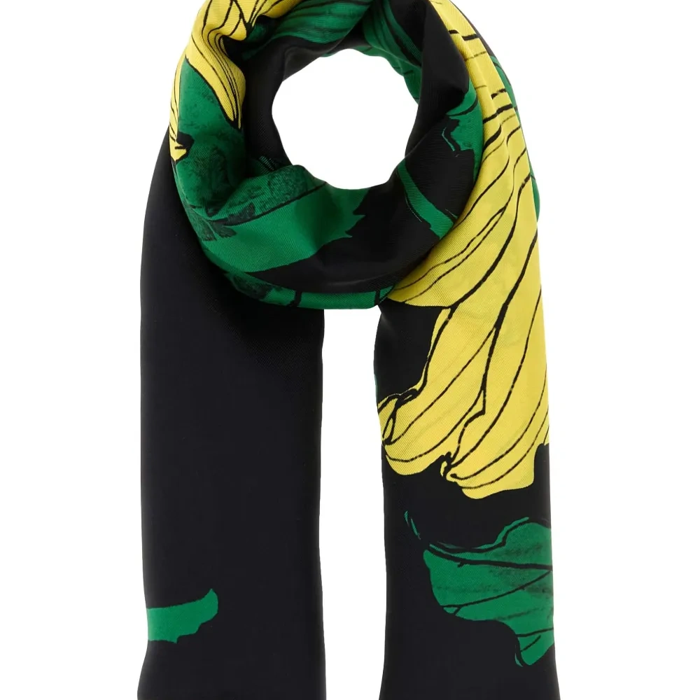 Шарф с подсолнухами