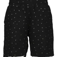 Декорированные твидовые шорты