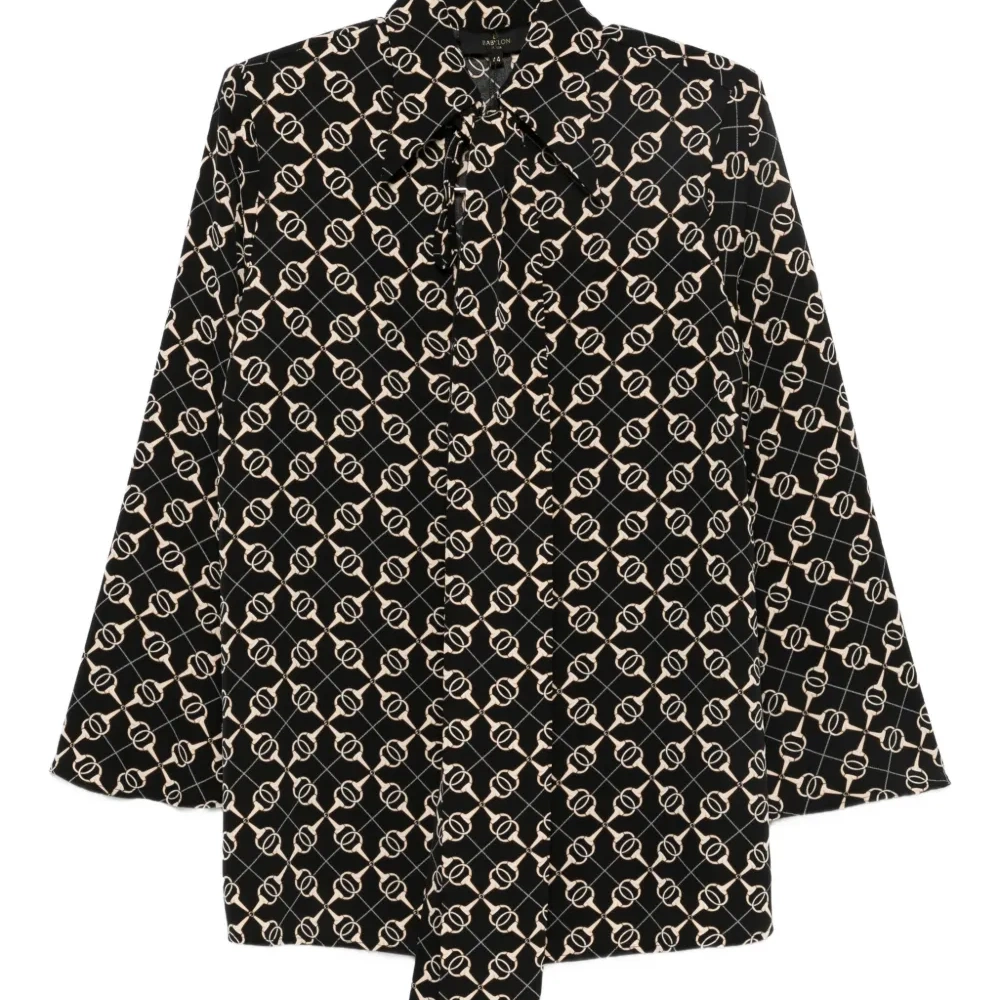 Рубашка с геометрическим узором