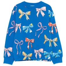 Свитшот с принтом в виде бантов