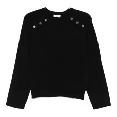 Черный свитер LIU JO WHITE