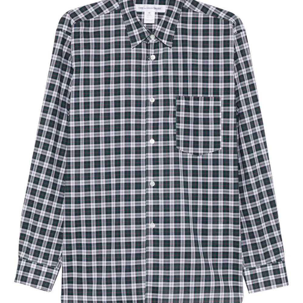 Клетчатая рубашка с карманом Клетчатая рубашка с карманом