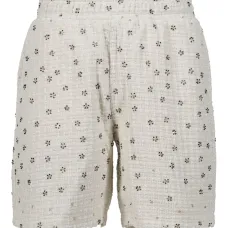 Шорты с эластичным поясом и цветочным принтом Шорты с эластичным поясом и цветочным принтом