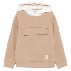 Худи с застежкой-молнией до половины груди