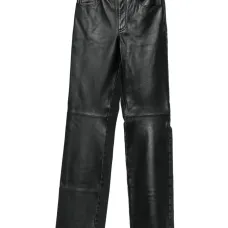 Брюки с кожаными вставками Брюки с кожаными вставками
