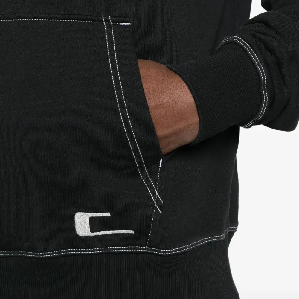 Худи с контрастной строчкой