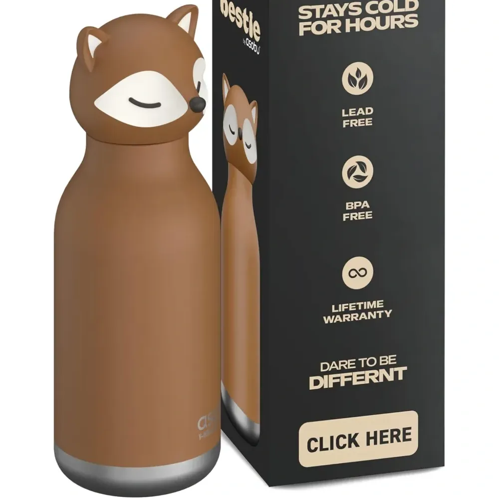 Бутылка для воды с головы лисы (460 мл)