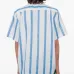 Полосатая рубашка с короткими рукавами Полосатая рубашка с короткими рукавами
