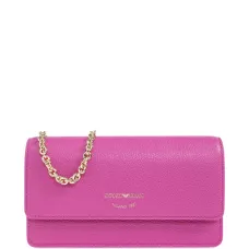 Миниатюрная кожаная сумка через плечо