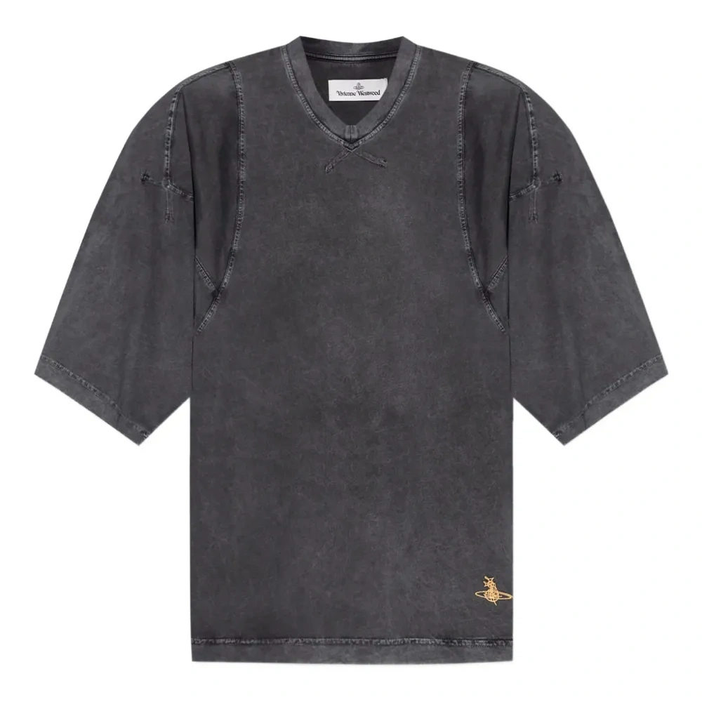 Футболка с V-образным вырезом