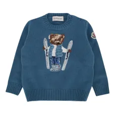 Вышитый свитер с круглым вырезом