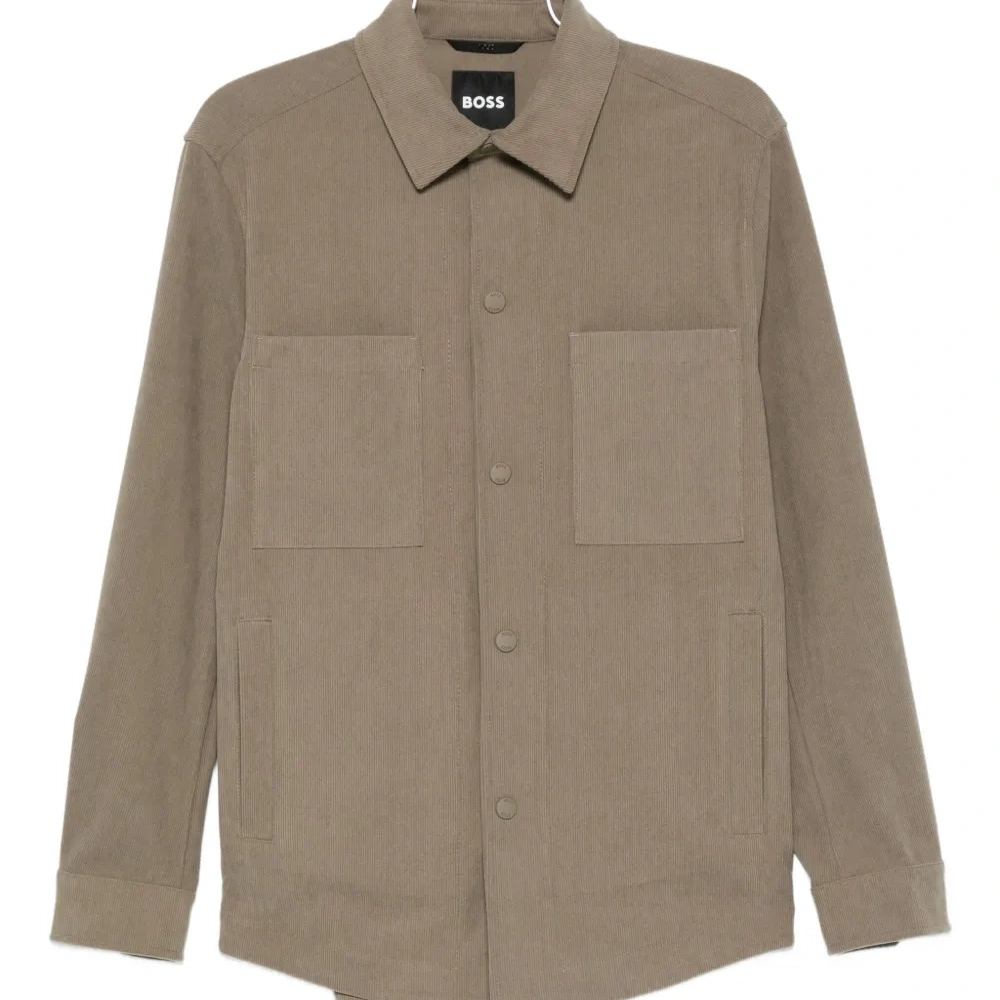 Жакет с накладными карманами