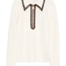 Свитер с воротником на молнии