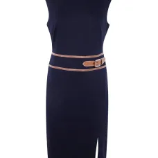 Платье с поясом