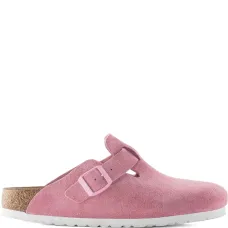 Замшевые мюли Boston с пряжкой Замшевые мюли Boston с пряжкой