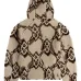 Куртка с капюшоном и узором в виде щита