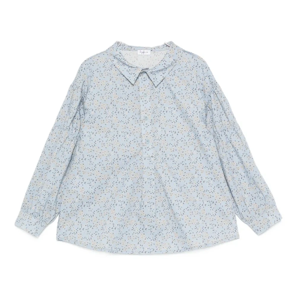 Рубашка с цветочным принтом