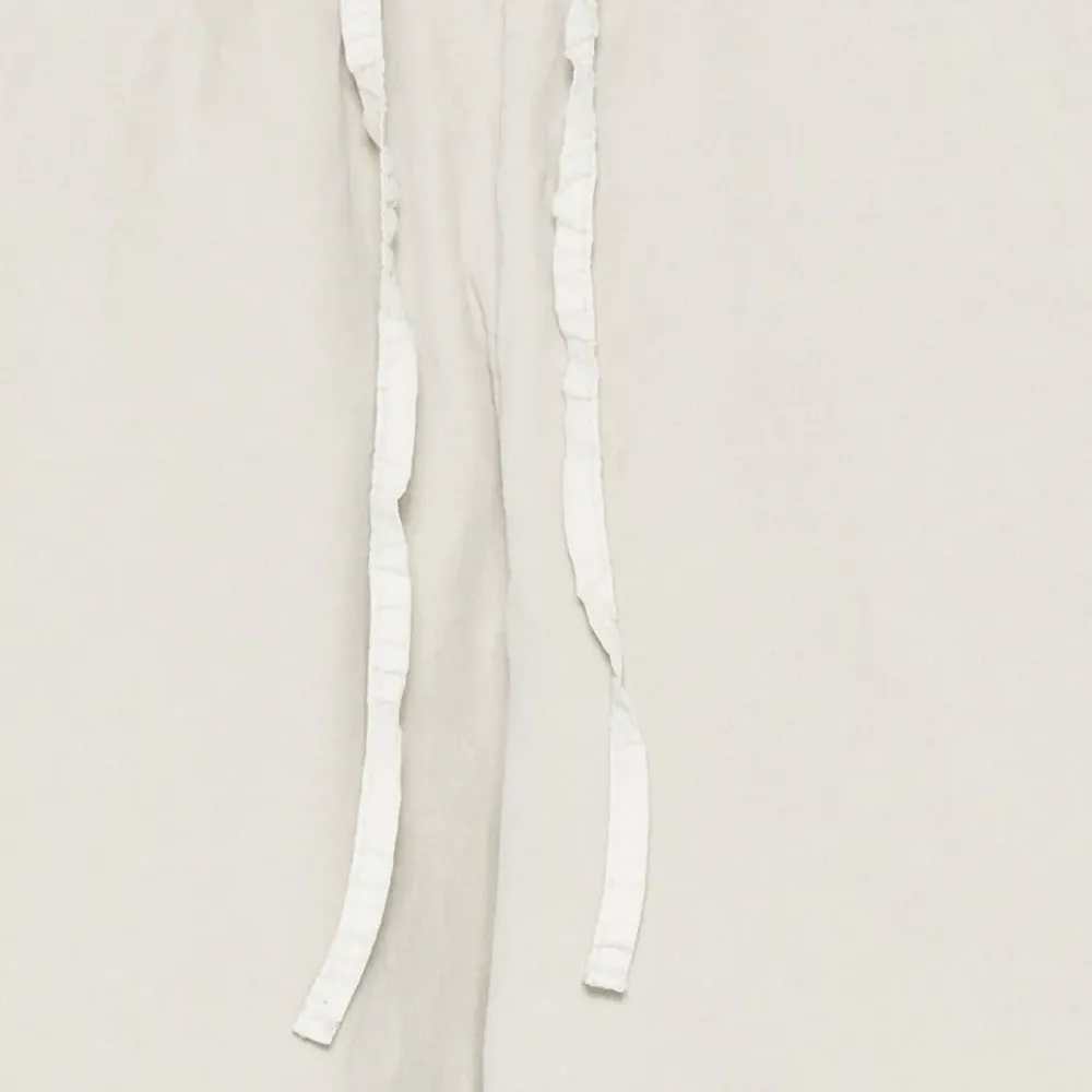 Брюки на эластичном поясе с завязками