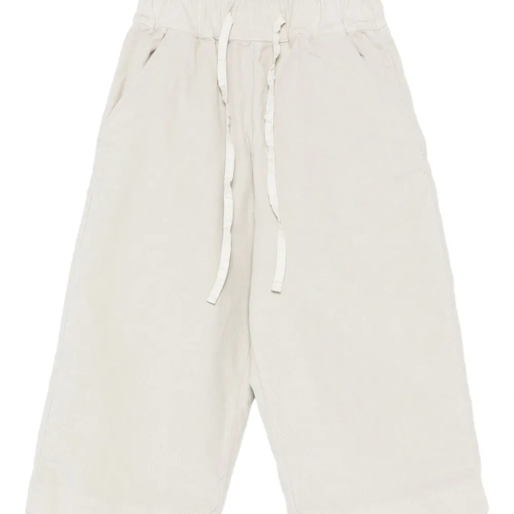 Брюки на эластичном поясе с завязками