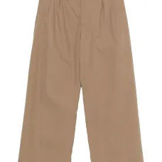 Брюки из хлопка в складку