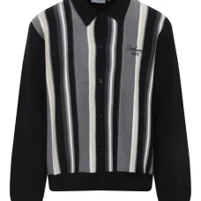 Кардиган в полоску с воротником поло Bainter