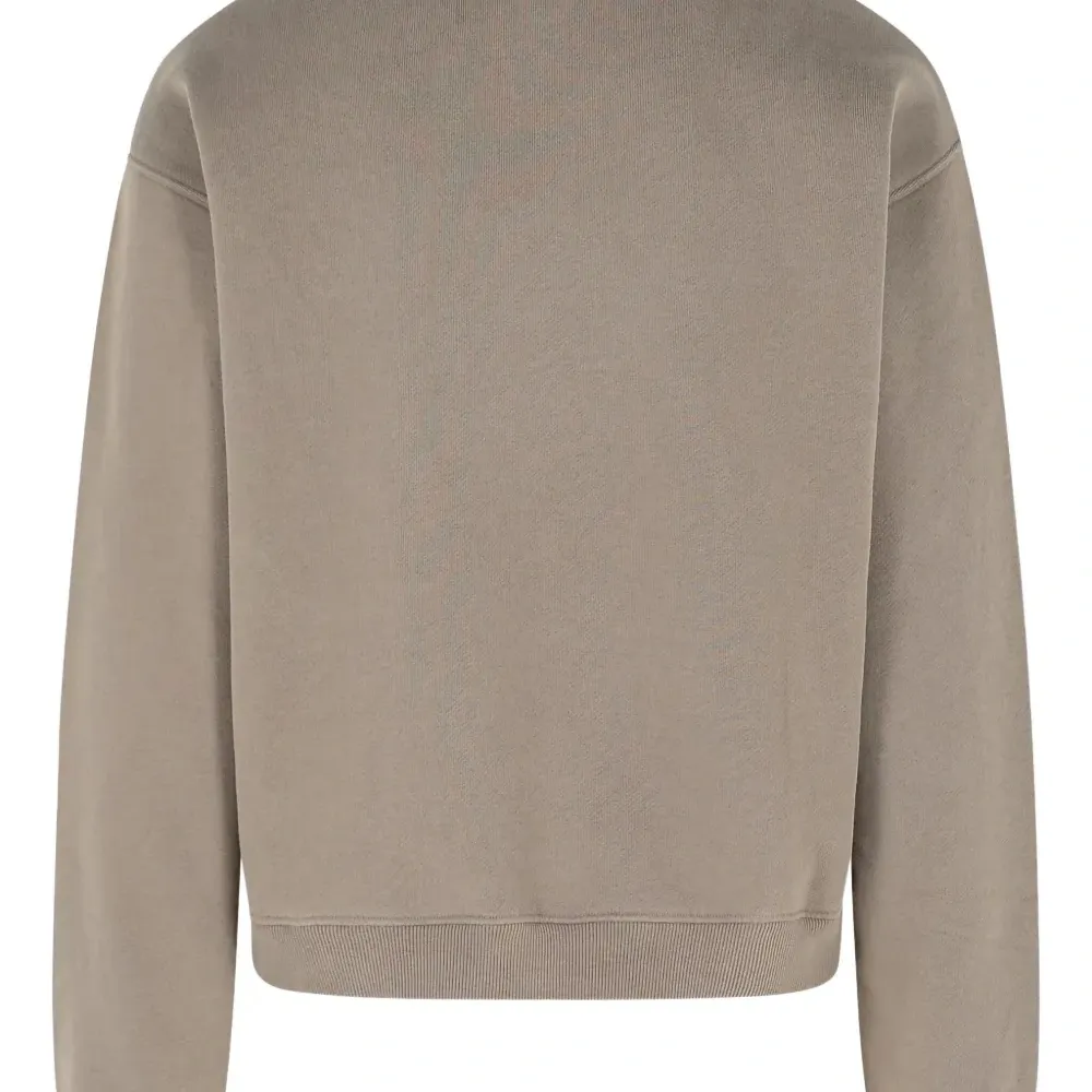 Хлопковый свитшот с круглым вырезом