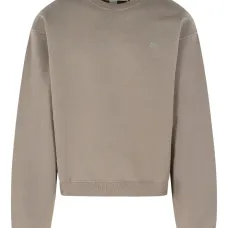 Хлопковый свитшот с круглым вырезом