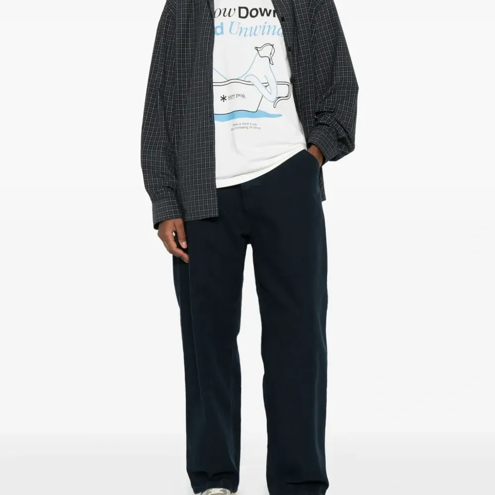 Брюки прямого кроя