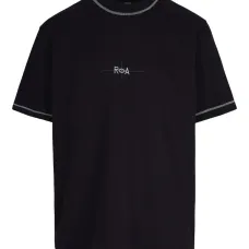 Поло-футболка с вышитым логотипом и графическим принтом