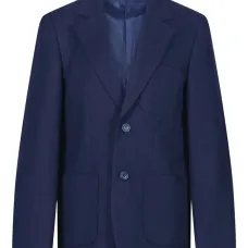 Двубортный пиджак с накладными карманами