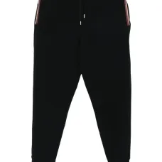 Трикотажные брюки с полосатыми деталями