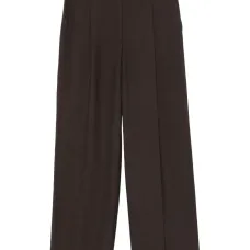 Брюки со складками спереди