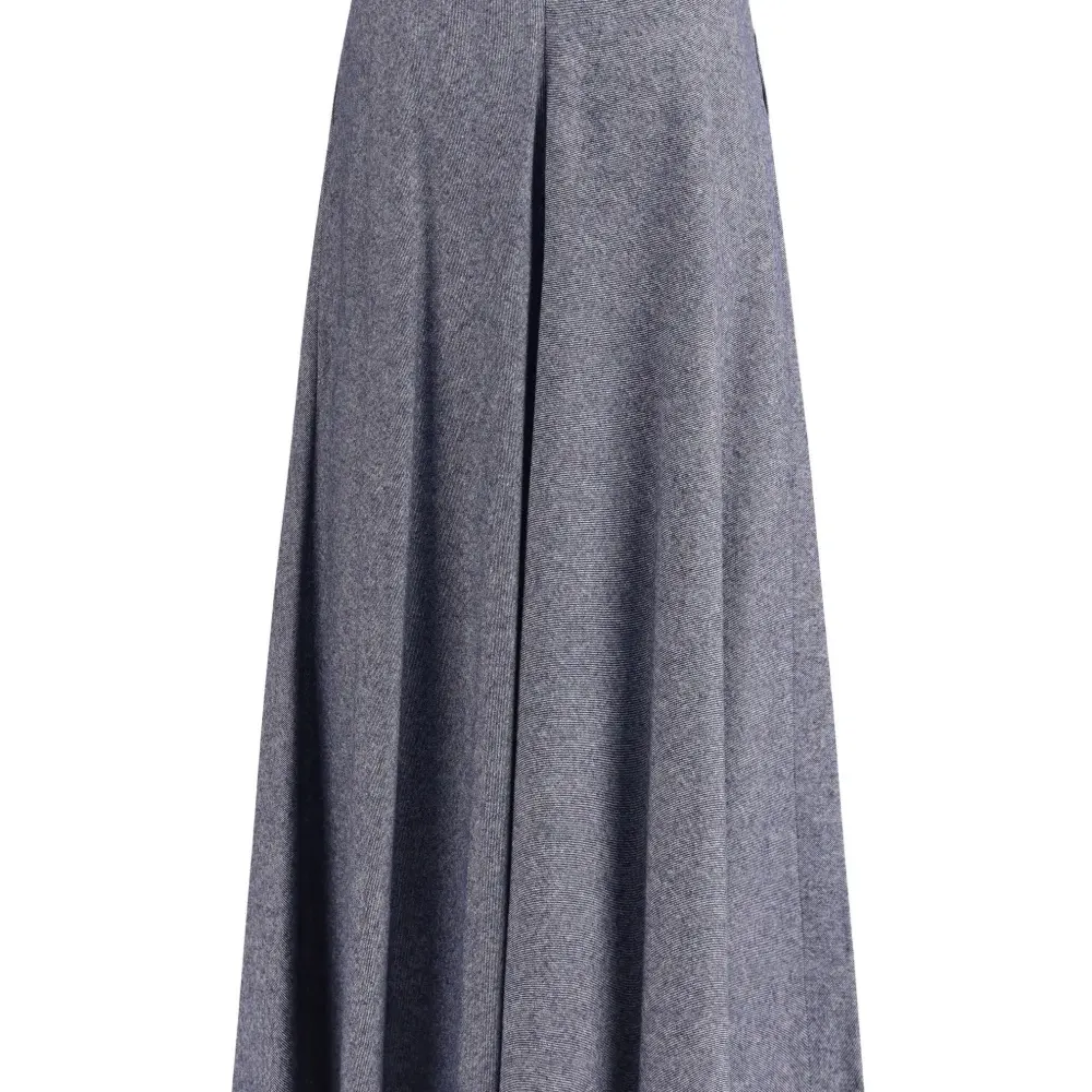 Джинсовая миди-юбка А-силуэта Джинсовая миди-юбка А-силуэта